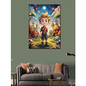 Kanvas Tablo Çocuk Ve Düşler Dünyası 100x140 cm