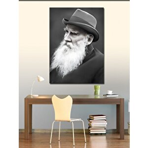 Kanvas Tablo Leo Tolstoy Rus Edebiyatı 50x70 cm