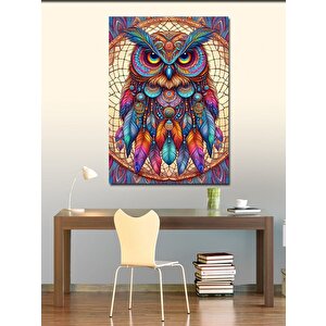 Kanvas Tablo Düş Kapanı Ve Baykuş 70x100 cm