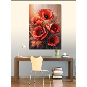 Kanvas Tablo Gelincik Çiçekleri 100x140 cm
