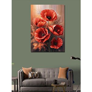 Kanvas Tablo Gelincik Çiçekleri 70x100 cm