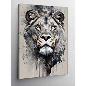 Kanvas Tablo Dişi Aslan 70x100 cm