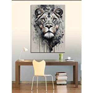 Kanvas Tablo Dişi Aslan 70x100 cm