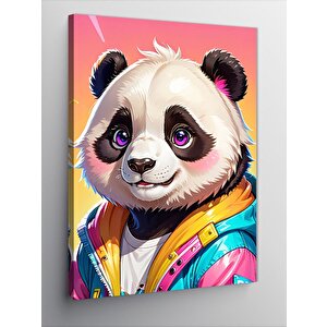 Kanvas Tablo Sevimli Panda 50x70 cm