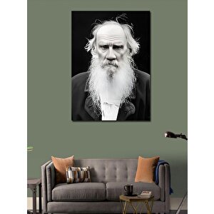 Kanvas Tablo Leo Tolstoy Rus Edebiyatı 70x100 cm