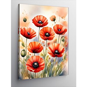 Kanvas Tablo Gelince Çiçekleri Tarlası 70x100 cm