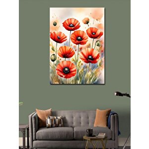 Kanvas Tablo Gelince Çiçekleri Tarlası 70x100 cm