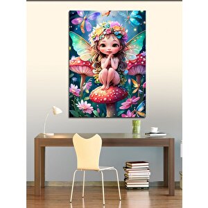 Kanvas Tablo Sevimli Peri Kızı 70x100 cm