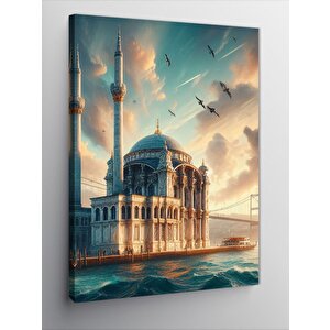 Kanvas Tablo İstanbul Ortaköy Camii 100x140 cm