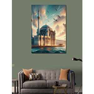 Kanvas Tablo İstanbul Ortaköy Camii 100x140 cm