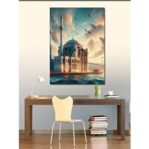 Kanvas Tablo İstanbul Ortaköy Camii 100x140 cm