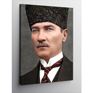 Kanvas Tablo Mustafa Kemal Atatürk 100x140 cm