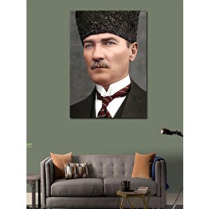 Kanvas Tablo Mustafa Kemal Atatürk 100x140 cm