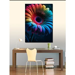 Kanvas Tablo Renkli Çiçek 70x100 cm