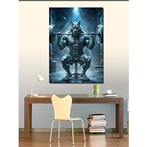 Kanvas Tablo Kaç Çalışan Kedi 70x100 cm