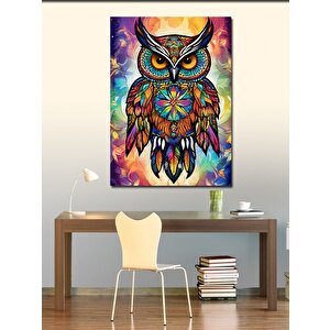 Kanvas Tablo Desenli Baykuş 70x100 cm