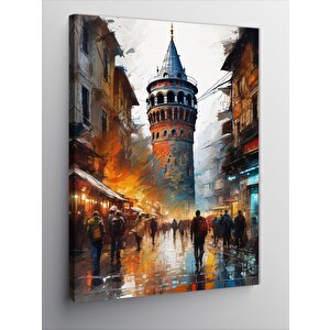 Kanvas Tablo İstanbul Galata Kulesi 70x100 cm