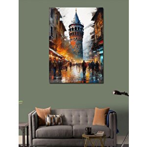 Kanvas Tablo İstanbul Galata Kulesi 70x100 cm