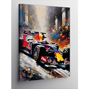 Kanvas Tablo Formula 1 Aracı 100x140 cm