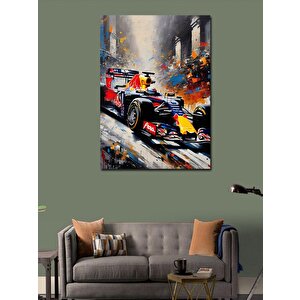 Kanvas Tablo Formula 1 Aracı 100x140 cm