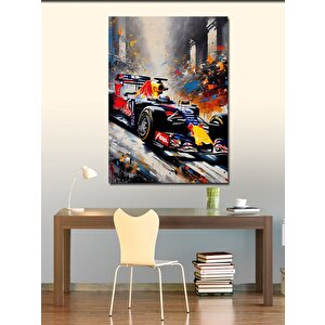 Kanvas Tablo Formula 1 Aracı 100x140 cm