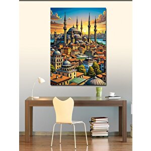Kanvas Tablo İstanbul Temalı 70x100 cm