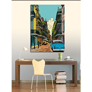 Kanvas Tablo Sokaktan Bir Kare 50x70 cm