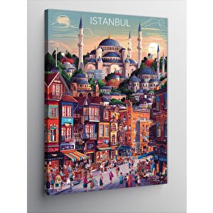 Kanvas Tablo İstanbul 70x100 cm
