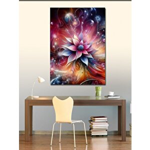 Kanvas Tablo Lotus Çiçeği Ve Işıltılar 70x100 cm