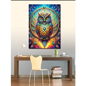 Kanvas Tablo Düş Kapanı Ve Baykuş 50x70 cm