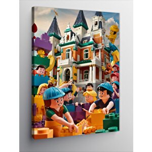 Kanvas Tablo Lego Adamlar Ve Şato