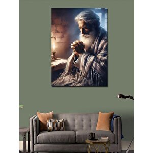 Kanvas Tablo Dua Eden Yaşlı Adam 50x70 cm