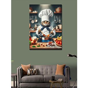 Kanvas Tablo Aşçı Aslan 70x100 cm