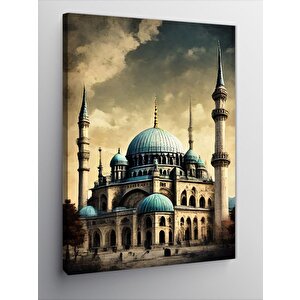 Kanvas Tablo Cami Temalı 100x140 cm