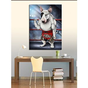 Kanvas Tablo Boksör Köpek 70x100 cm
