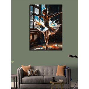 Kanvas Tablo Balerin Kız 100x140 cm