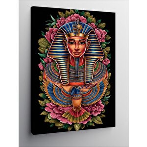 Kanvas Tablo Mısır Firavunu Ve Bilgi Kuşu 70x100 cm