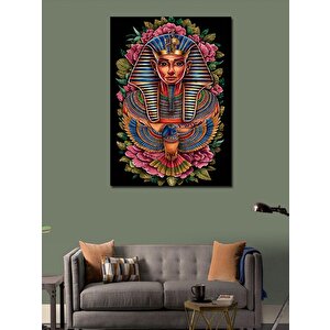 Kanvas Tablo Mısır Firavunu Ve Bilgi Kuşu 70x100 cm