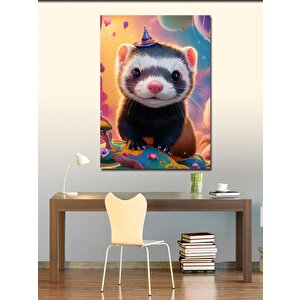 Kanvas Tablo Sevimli Yavru Gelincik 70x100 cm