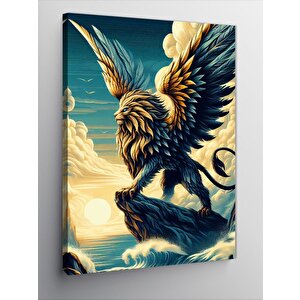 Kanvas Tablo Grifin Aslan 50x70 cm