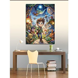 Kanvas Tablo Maceracı Çocuk 70x100 cm