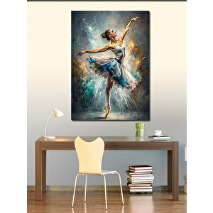 Kanvas Tablo Balerin Kadın 70x100 cm