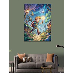 Kanvas Tablo Çocuk Ve Maceraları 70x100 cm