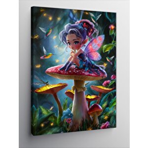 Kanvas Tablo Sevimli Peri Kızı 50x70 cm