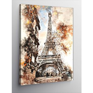 Kanvas Tablo Eyfel Kulesi Paris 70x100 cm