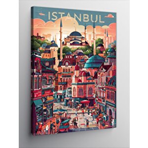 Kanvas Tablo İstanbul 50x70 cm