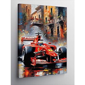 Kanvas Tablo Formula 1 Aracı 50x70 cm