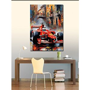 Kanvas Tablo Formula 1 Aracı 50x70 cm