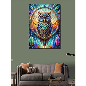 Kanvas Tablo Düş Kapanına Oturan Baykuş 70x100 cm