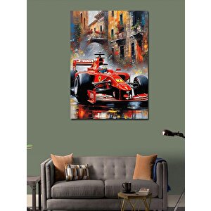 Kanvas Tablo Formula 1 Aracı 70x100 cm